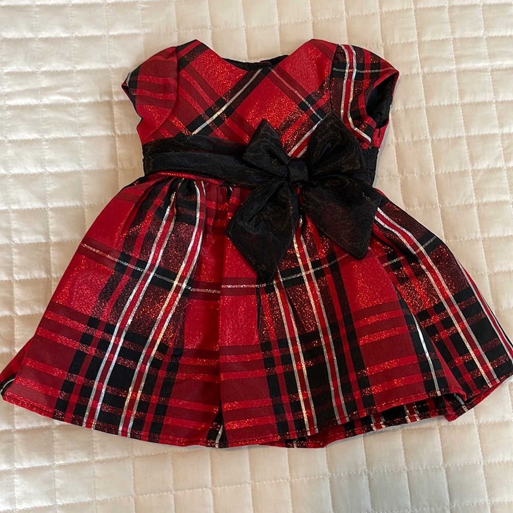 American Girl Doll Size Christmas Dress